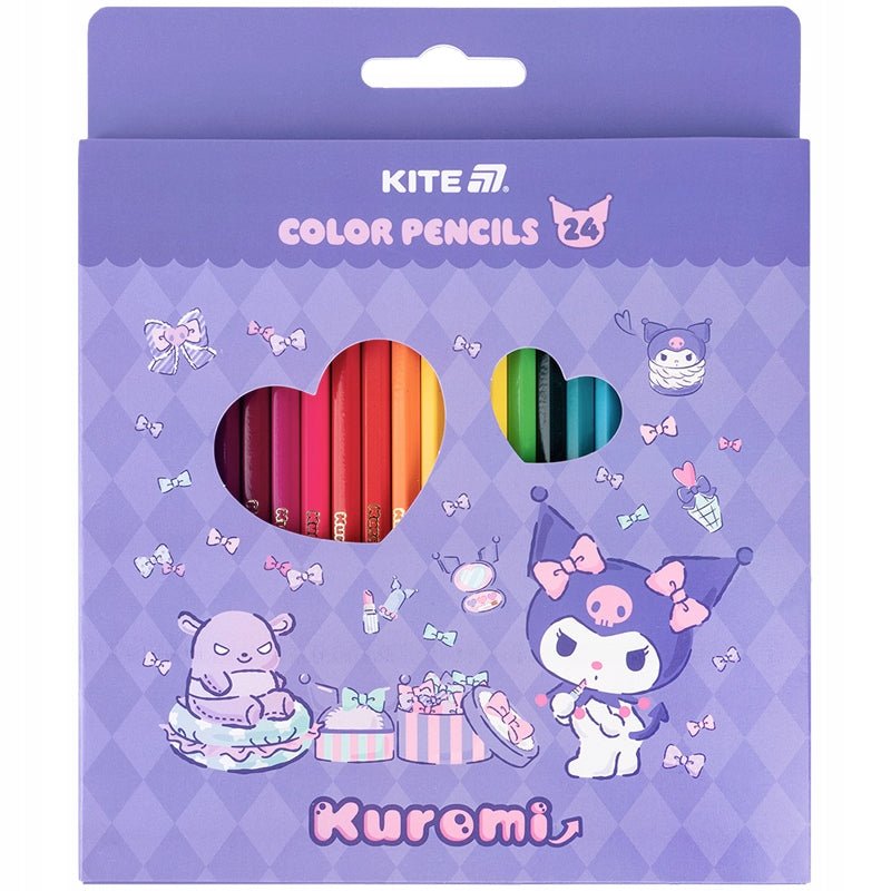 Kredki kolorowe Kite Kuromi HK25055 – opakowanie z przodu
