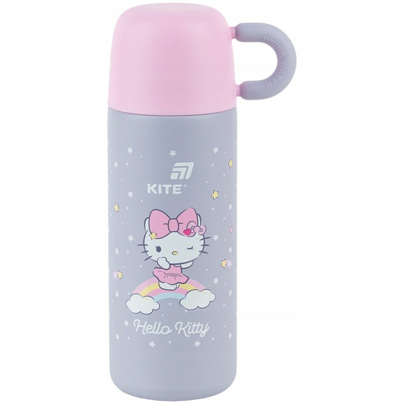 Termos z kubkiem dla dzieci metalowy 480 ml Hello Kitty
