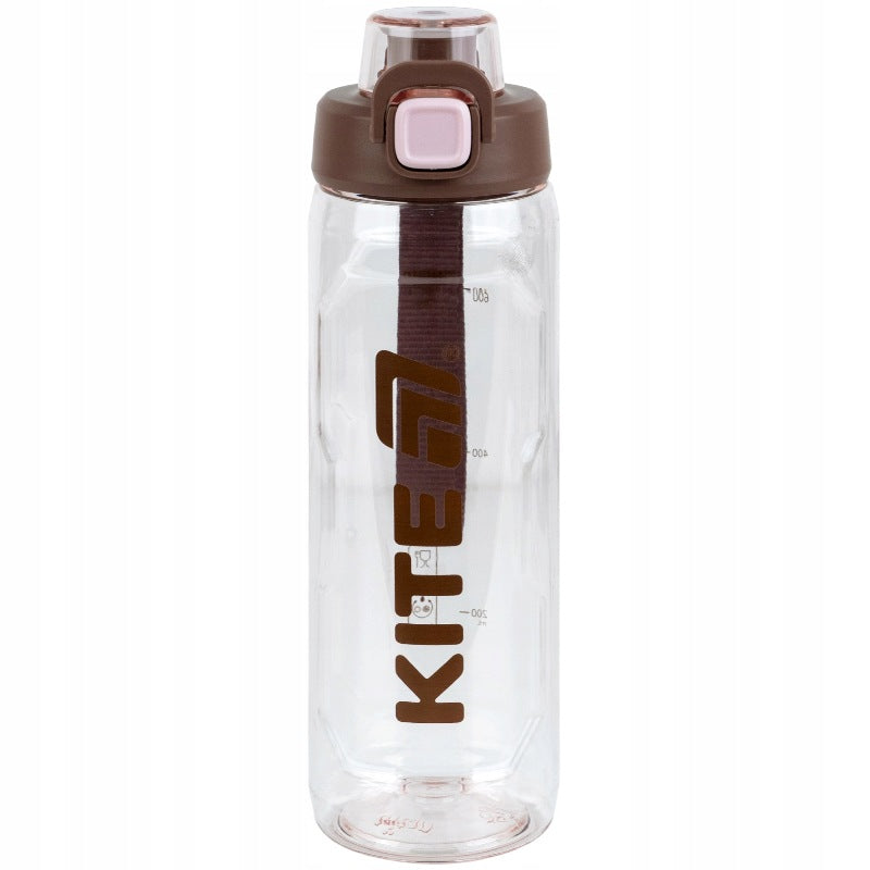 Bidon tritanowy na wodę 800ml słomka ustnik pasek butelka sportowa Kite