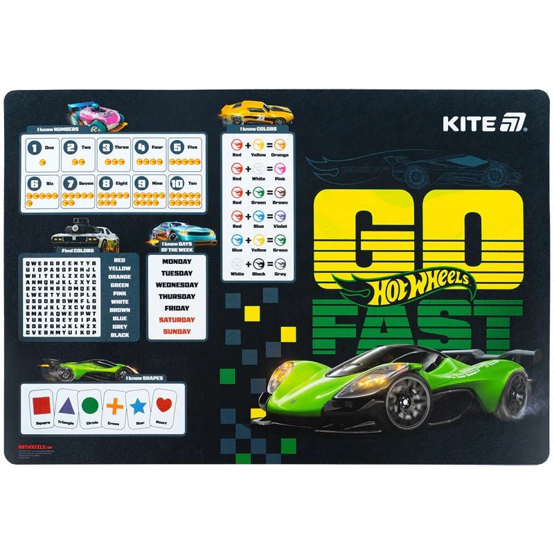 Podkładka na stół do prac plastycznych dla dzieci Hot Wheels Kite