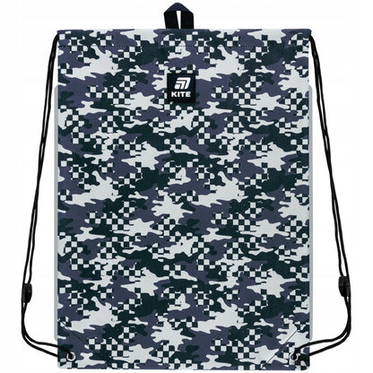 Worek na buty szkolny dla dzieci kamuflażowy pixel Kite
