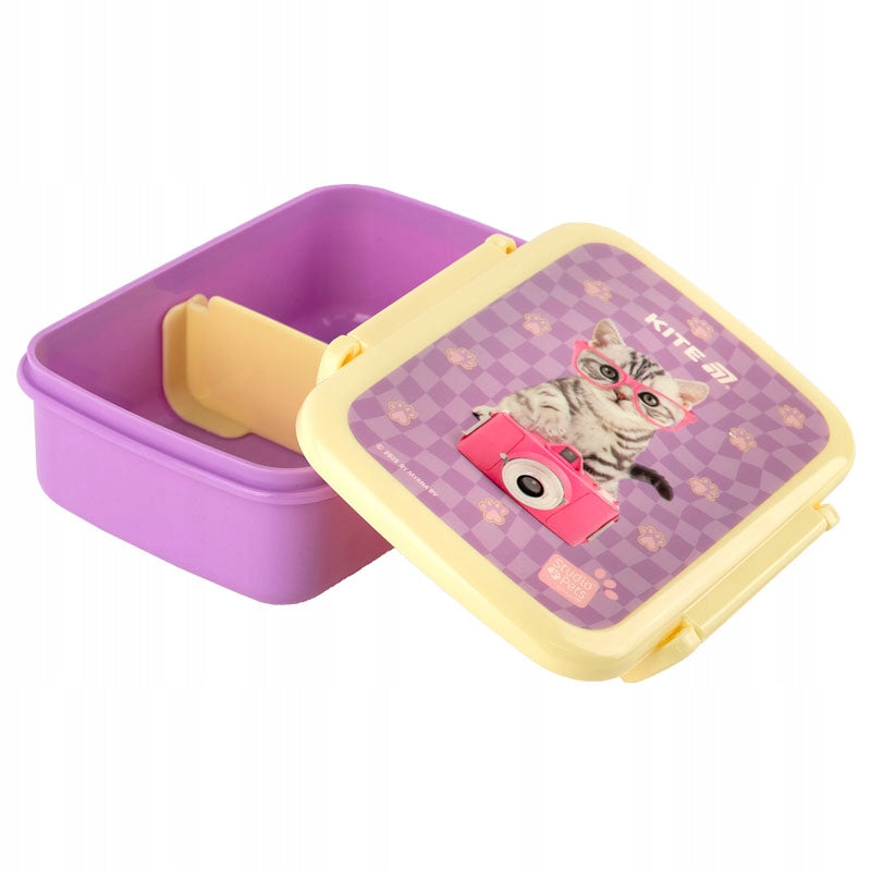 Śniadaniówka z przegródkami do szkoły 420ml Studio Pets Kite
