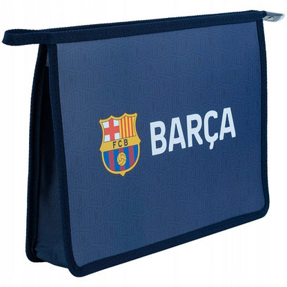 Teczka na suwak szkolna A4 FC Barcelona