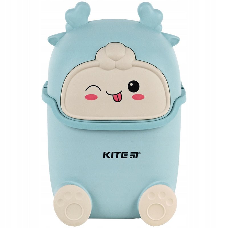 Kosz na śmieci na biurko dla dziecka turkusowy