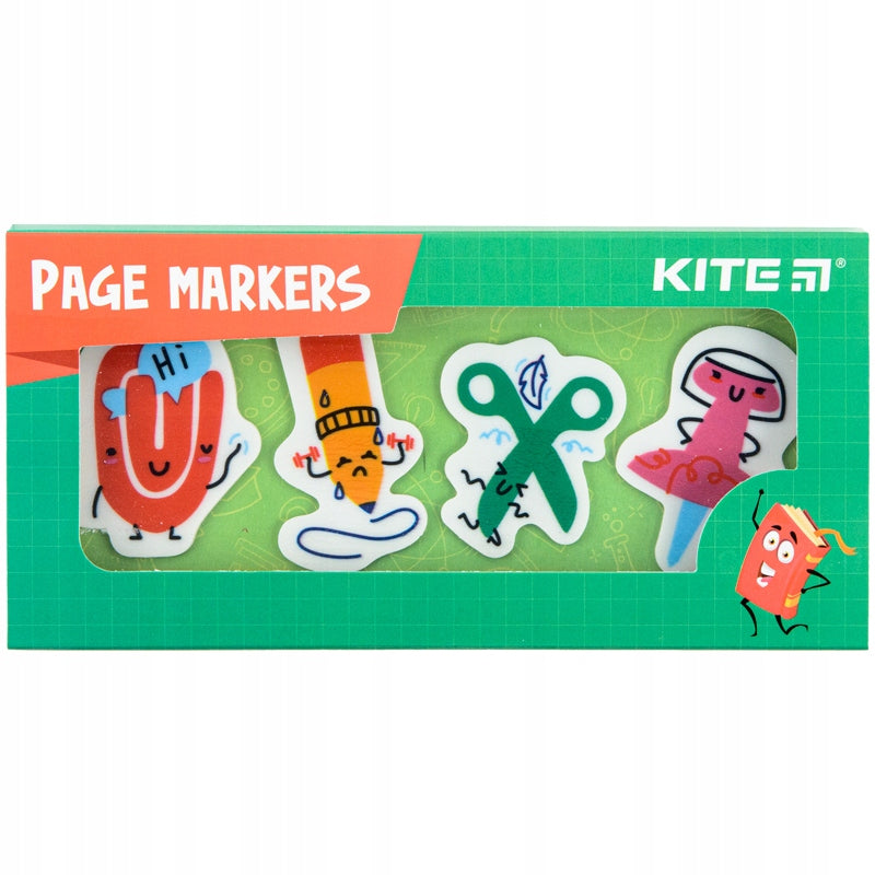 Zakładki indeksujące plastikowe 80 szt. Kite