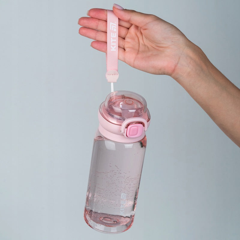 Bidon tritanowy do szkoły na wodę z sitkiem ustnik uchwyt bidon 500ml Kite