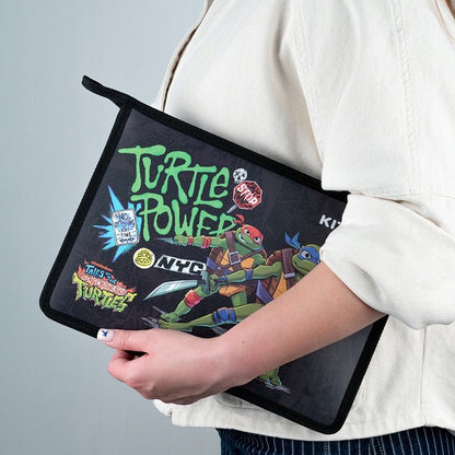 Teczka na suwak szkolna A4 Ninja Turtles
