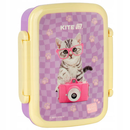 Śniadaniówka z przegródkami do szkoły 420ml Studio Pets Kite