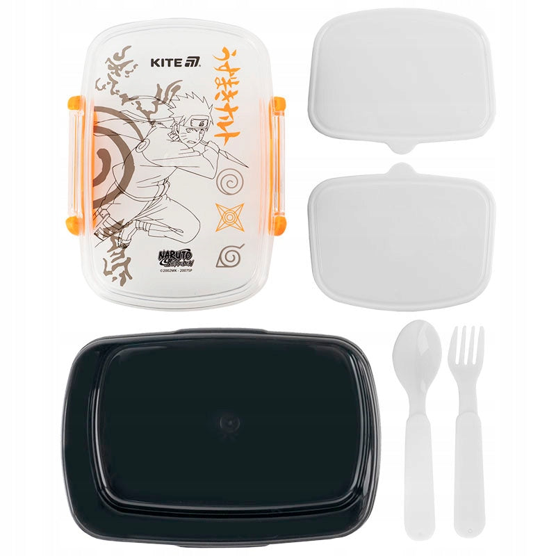 Lunchbox Śniadaniówka ze Sztućcami 750ml Naruto Kite