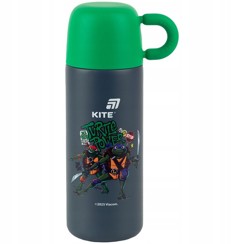 Termos z kubkiem dla dzieci metalowy 480 ml Ninja Turtles