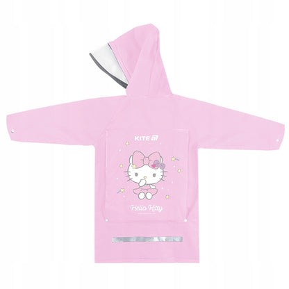 Płaszcz przeciwdeszczowy dla dziewczynki różowy Hello Kitty S Kite