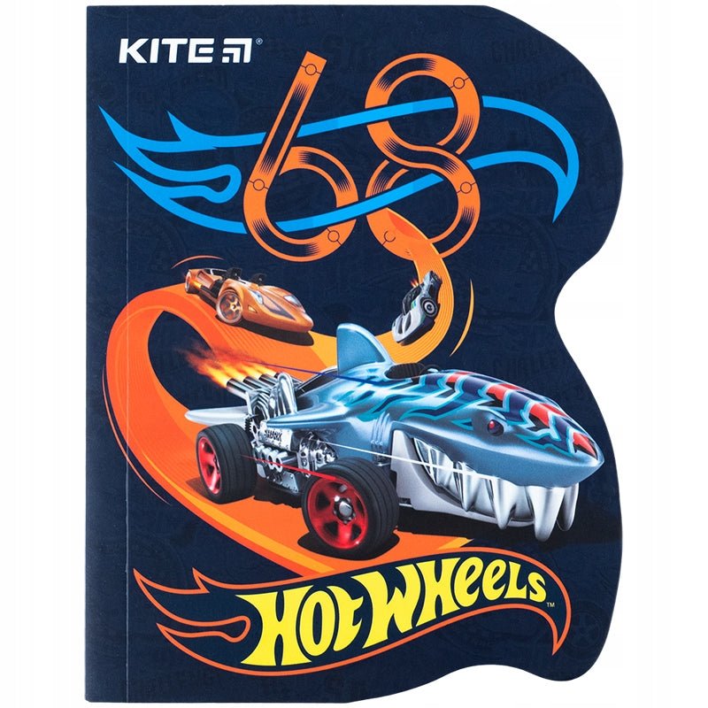 Notes pamiętnik 60 arkuszy kratka czarny Hot Wheels