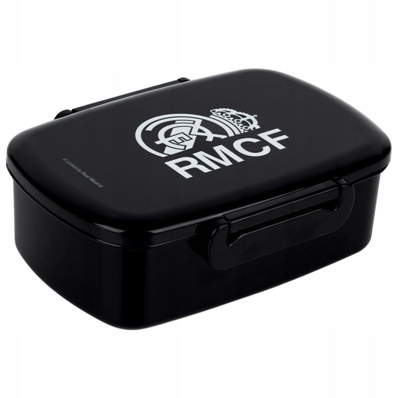 Lunchbox Real Madrid Kitę dla chłopców ze sztućcami BPA free