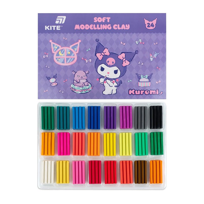 Zestaw kreatywny plasteliny woskowej Kite bez plam i tłustej powłoki Kuromi