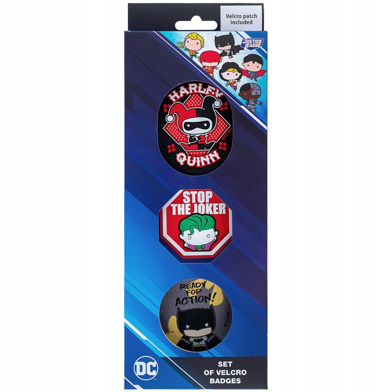 Naszywki na rzep emblemat 3 szt DC Batman JOKER KITE