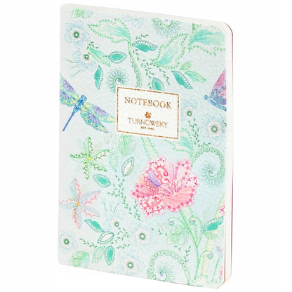 notes A6 Axent zielony w kratkę z kremowym papierem