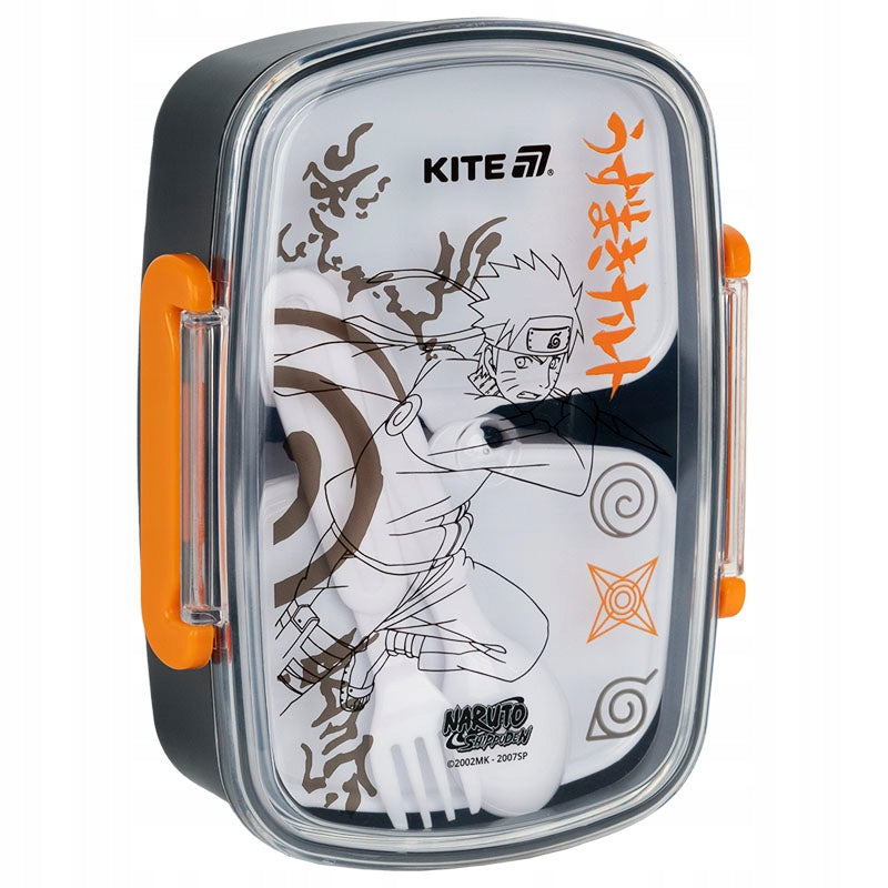 Lunchbox Śniadaniówka ze Sztućcami 750ml Naruto Kite