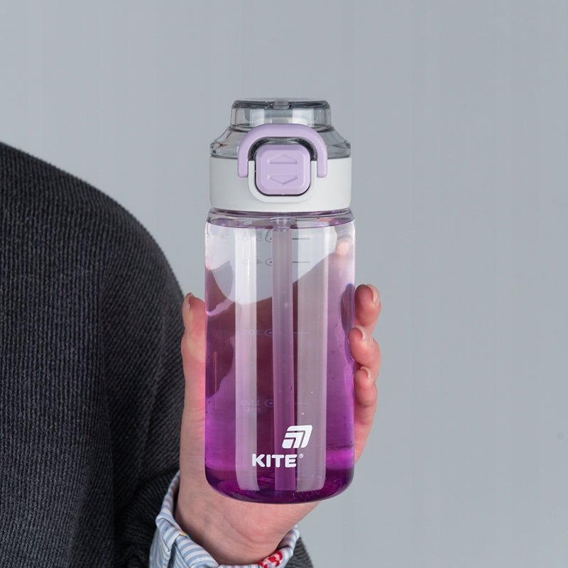 Butelka na wodę do szkoły na siłownię 600 ml fioletowy Kite