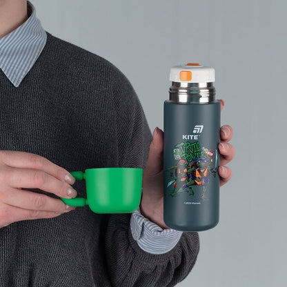 Termos z kubkiem dla dzieci metalowy 480 ml Ninja Turtles