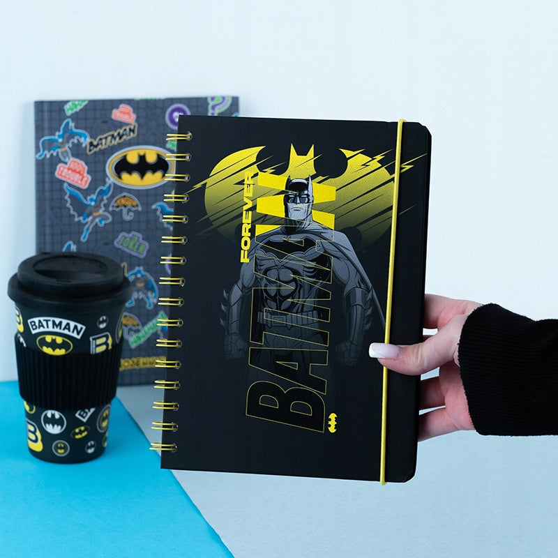 Notes Pamiętnik A5 na Spirali 80 kartek kratka DC Batman Kite