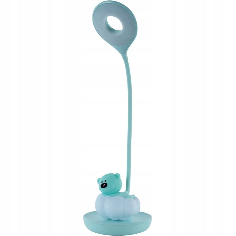 Zielona lampa biurkowa