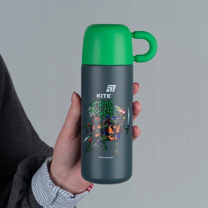 Termos z kubkiem dla dzieci metalowy 480 ml Ninja Turtles