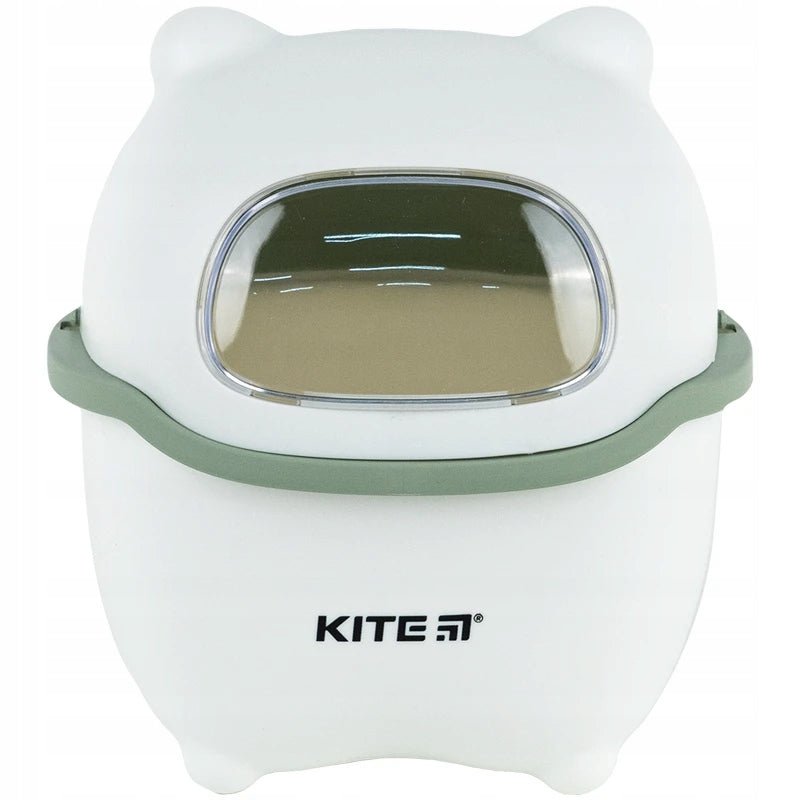 Kosz na śmieci na biurko dla dziecka zielony kosmos