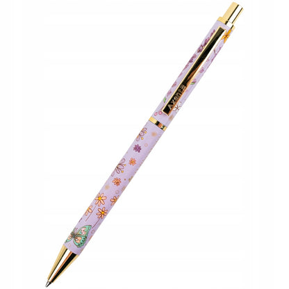 Długopis automatyczny Axent Morning Dew 0,7 mm w pozycji poziomej.