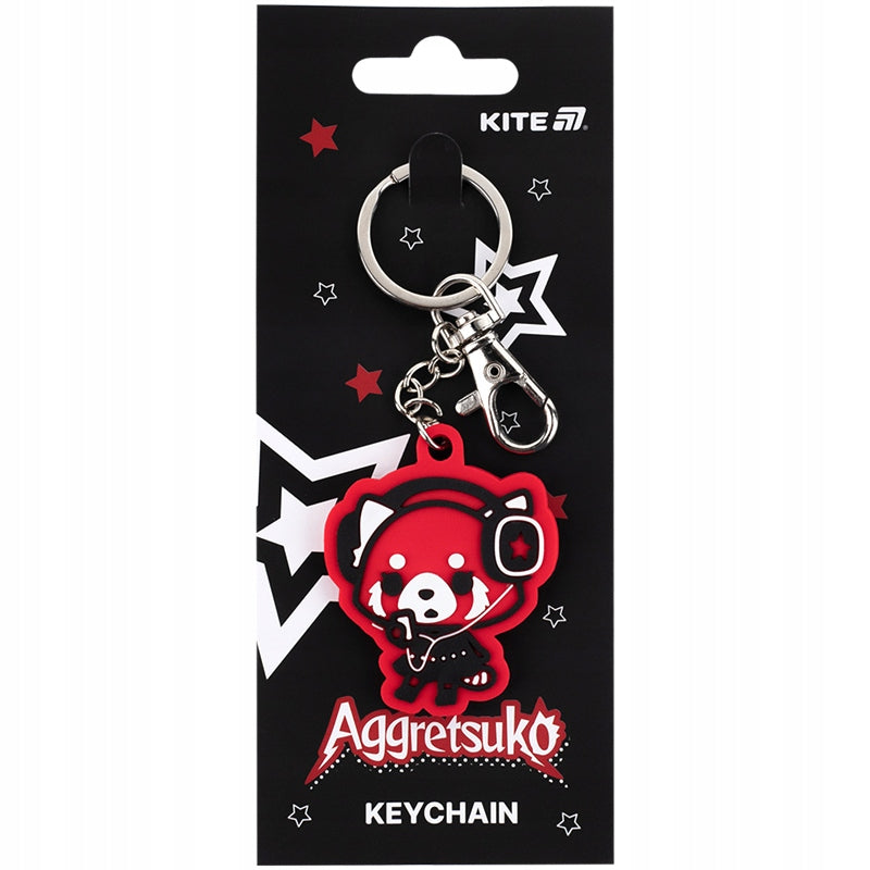 Brelok Aggretsuko z metalowym karabińczykiem