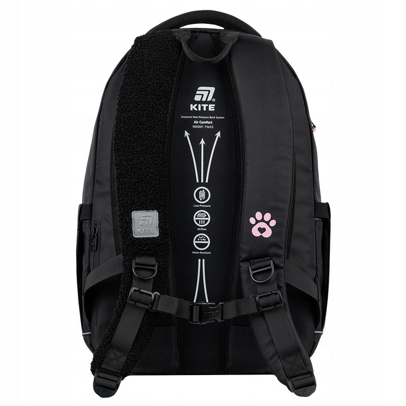 Szerokie, miękkie szelki profilowane dla komfortowego noszenia na co dzień.