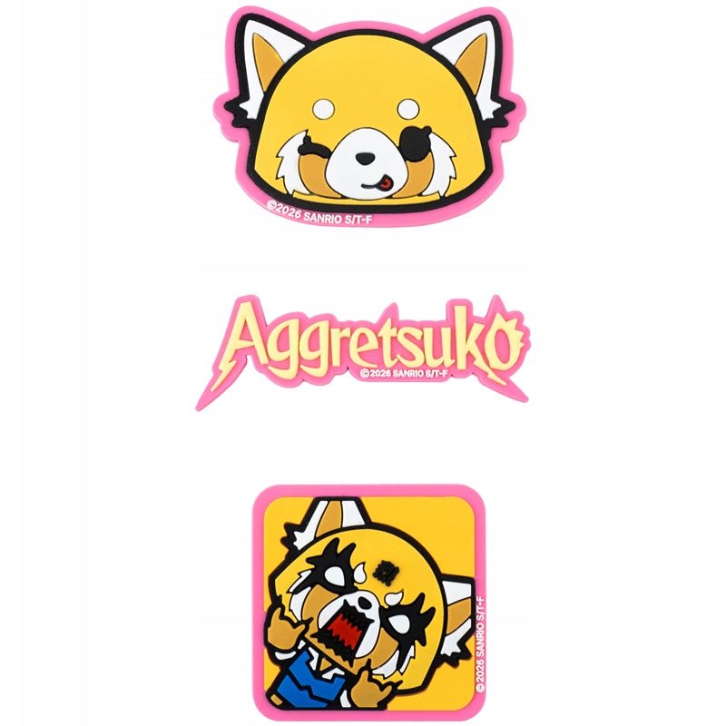 Naszywki dla dziewczynek Kite Aggretsuko z jednej strony.