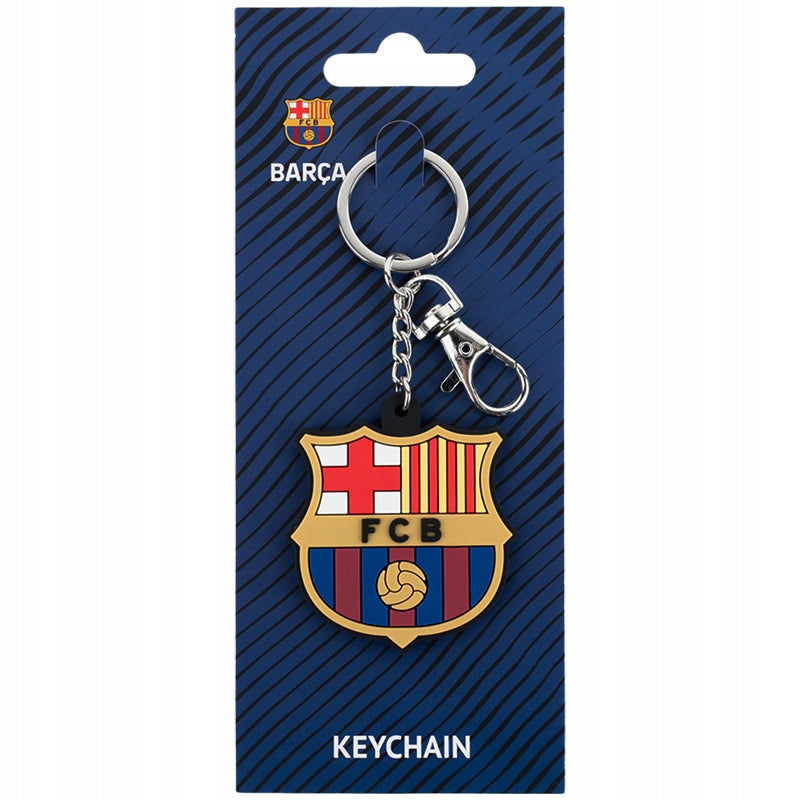 Brelok FC Barcelona z metalowym karabińczykiem