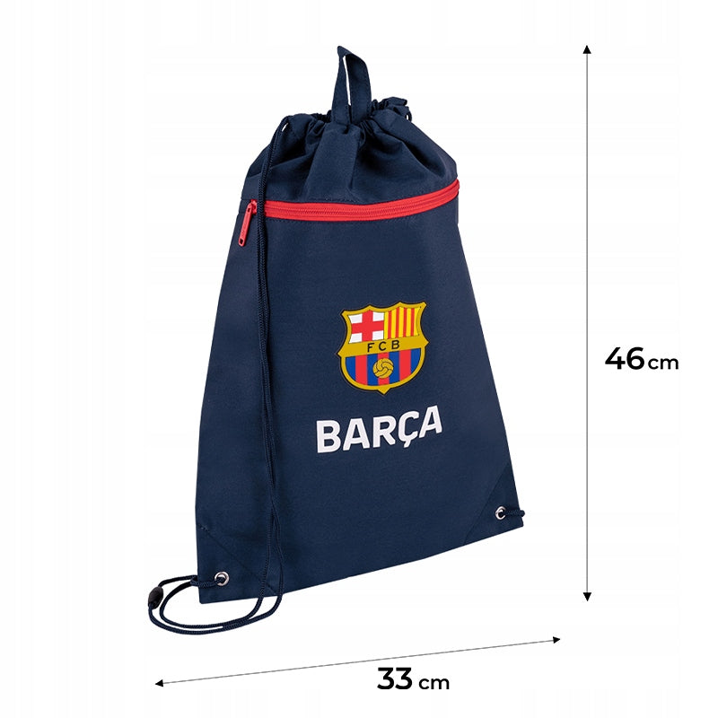 Wymiary i pojemność worka sportowego Kite FC Barcelona.