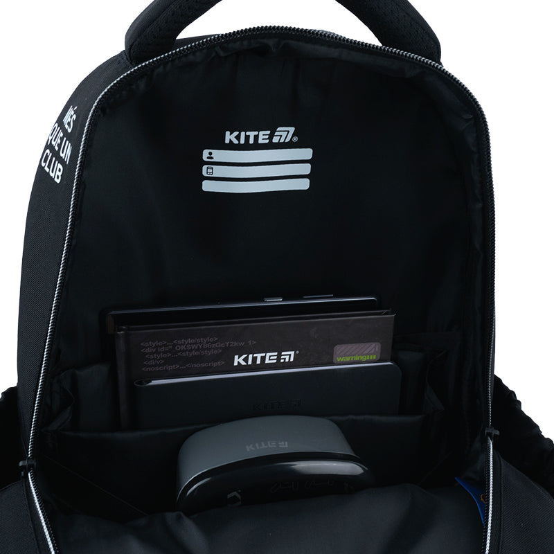 Plecak Kite FC Barcelona przegrody na książki