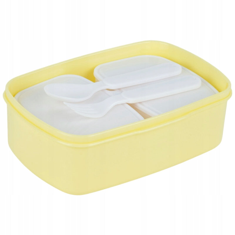 Funkcjonalny żółty lunchbox Kite Cinnamoroll idealny do szkoły i na wycieczkę.