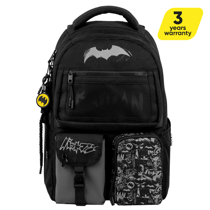 Plecak młodzieżowy szkolny dla chłopców 9-12 lat czarny DC Batman Kite