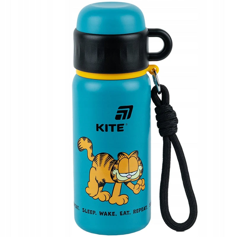 Termos Garfield 500 ml z kubkiem i słomką Kite