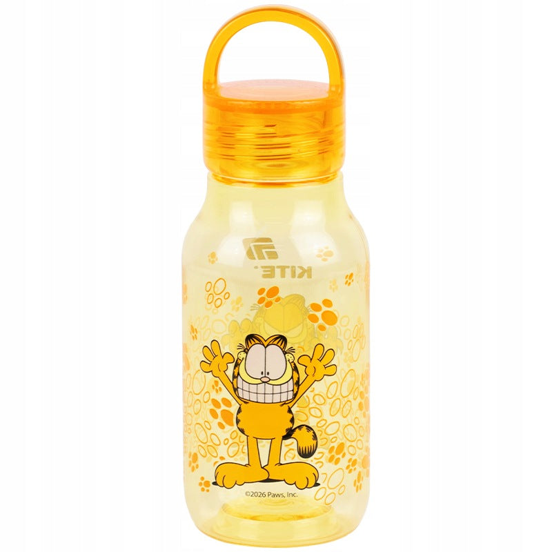 Widok z tyłu tritanowej butelki na wodę Kite Garfield 430 ml