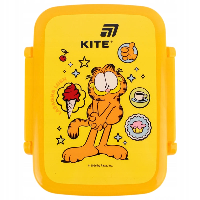 Kompaktowa śniadaniówka dla dzieci z motywem Garfield Kite.