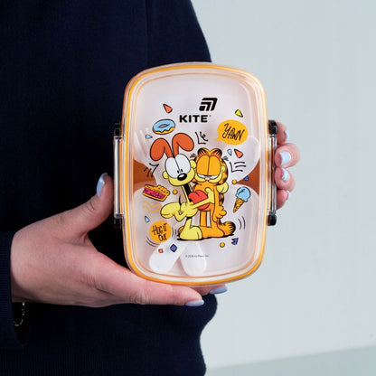 Przezroczysta pokrywa lunchboxu Kite pozwalająca zobaczyć drugie śniadanie bez otwierania.