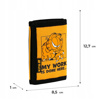 Charakterystyka i dokładne wymiary portfela dziecięcego Kite Garfield.