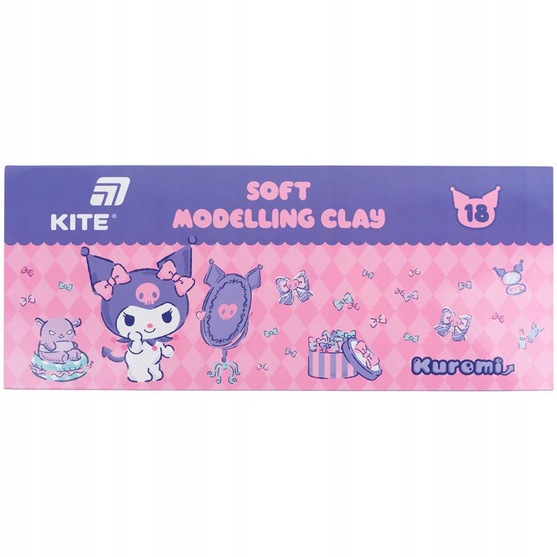 Zestaw plasteliny Kuromi Kite 18 kolorów dla dzieci
