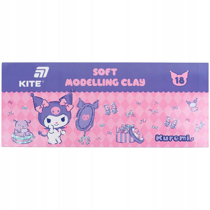 Zestaw plasteliny Kuromi Kite 18 kolorów dla dzieci