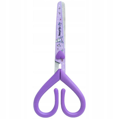 Nozyczki dziecięce Kuromi Kite 13 cm z uchwytami w ksztalcie serca