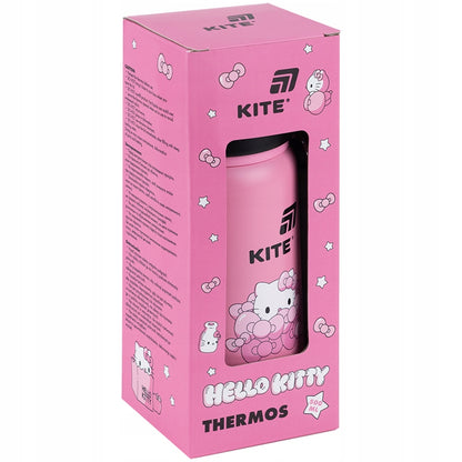 Termos Hello Kitty 500 ml z kubkiem i słomką Kite
