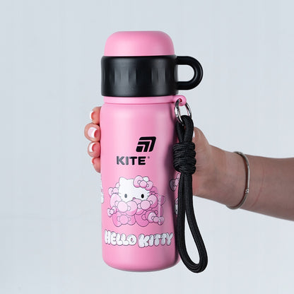 Termos Hello Kitty z kubkiem i silikonową rurką