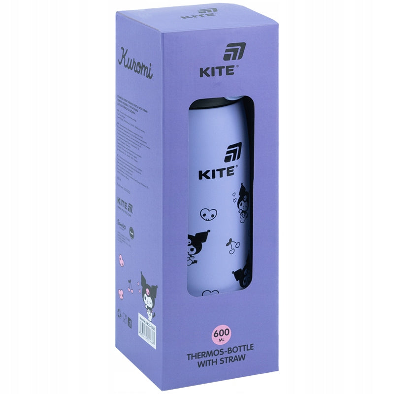 Termos licencjonowany Kuromi 600 ml ze szczelna nakretka