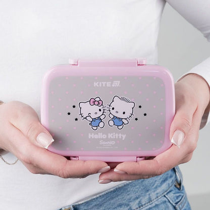 Śniadaniówka z przegródkami do szkoły dla dziewczyn 420ml Hello Kitty Kite
