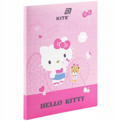 Różowa teczka z koszulkami Hello Kitty dla dziewczynek