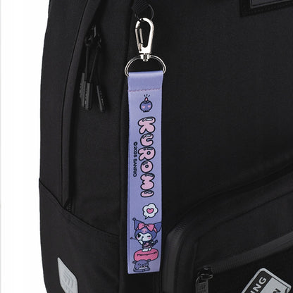 Brelok Kuromi Kite przypięty do plecaka dziewczęcego